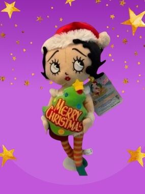 Betty Boop Holiday Cloth Rag Doll Sugarloaf Elf